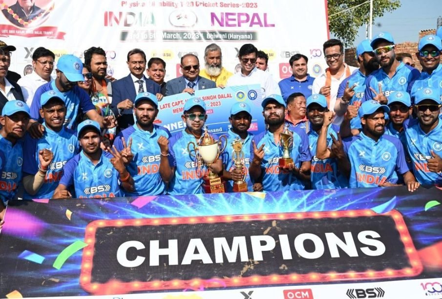 Cricket For Differently Abled: India Dominates And Seals T20 Series With Thumping Win Over Nepal