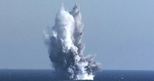 N.korea Tests New Underwater Nuke Weapon Capable Of 'Radioactive Tsunami'