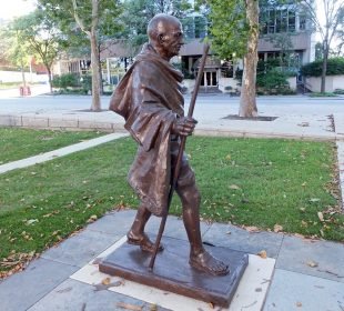 Khalistani Menace Unabated, Mahatma Gandhi Statue Defaced In Canada