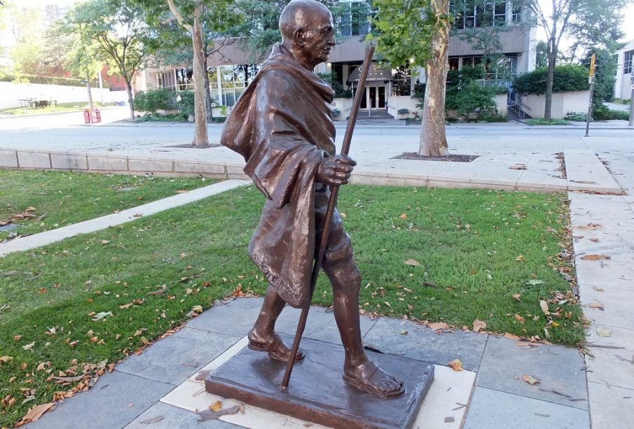 Khalistani Menace Unabated, Mahatma Gandhi Statue Defaced In Canada