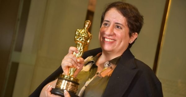 Jubilant Guneet Monga Reaches Mumbai After Oscar Conquest