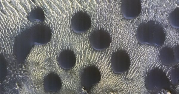 Nasa Spacecraft Captures Unusual Circles Of Sand Dunes On Mars