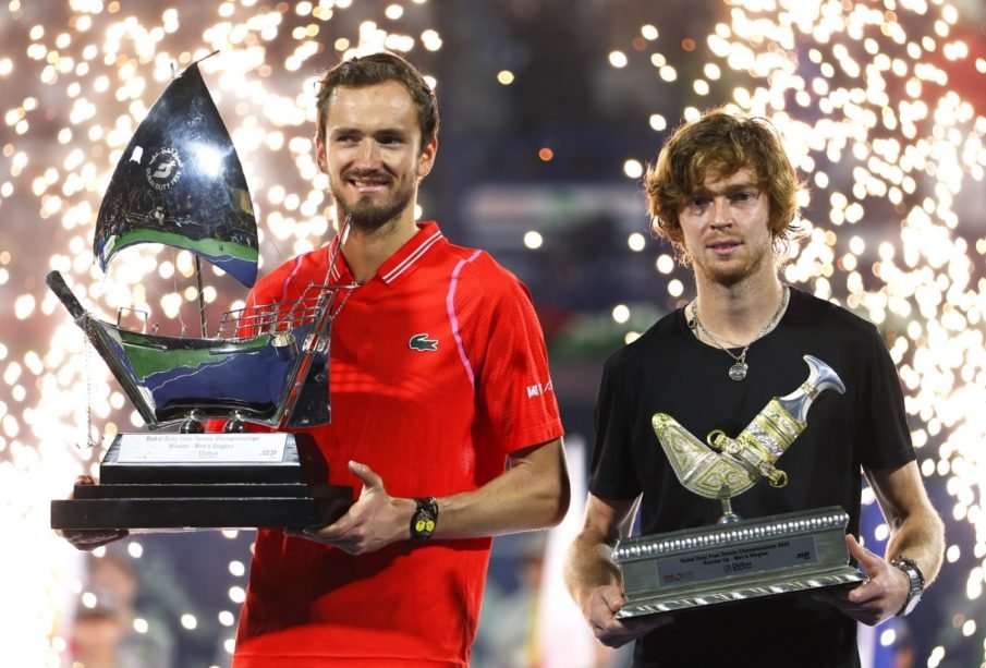 Medvedev Dominates To Complete Hard-Court Hat-Trick With Dubai Tennis Championships Title