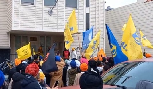 Indian Consulate Building In San Francisco Was Attacked By Khalistan Supporters