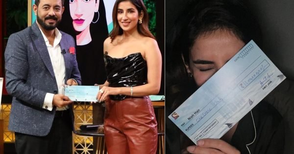 Stunning Actress Parul Gulati Bags Rs 1 Cr Cheque As She Conquers 'Shark Tank India 2