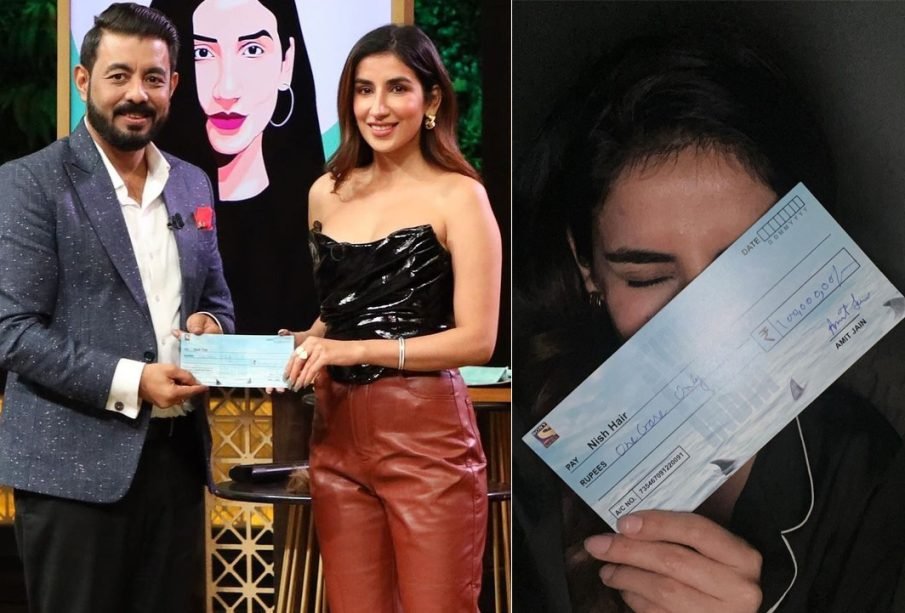 Stunning Actress Parul Gulati Bags Rs 1 Cr Cheque As She Conquers 'Shark Tank India 2